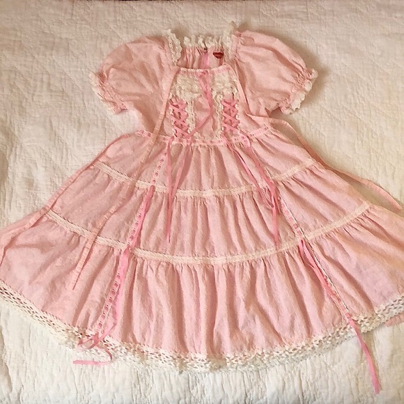 Reserved - Hawase Doll OP DRESS PINK from "Kamikaze Girls" - Picture 1 of 12